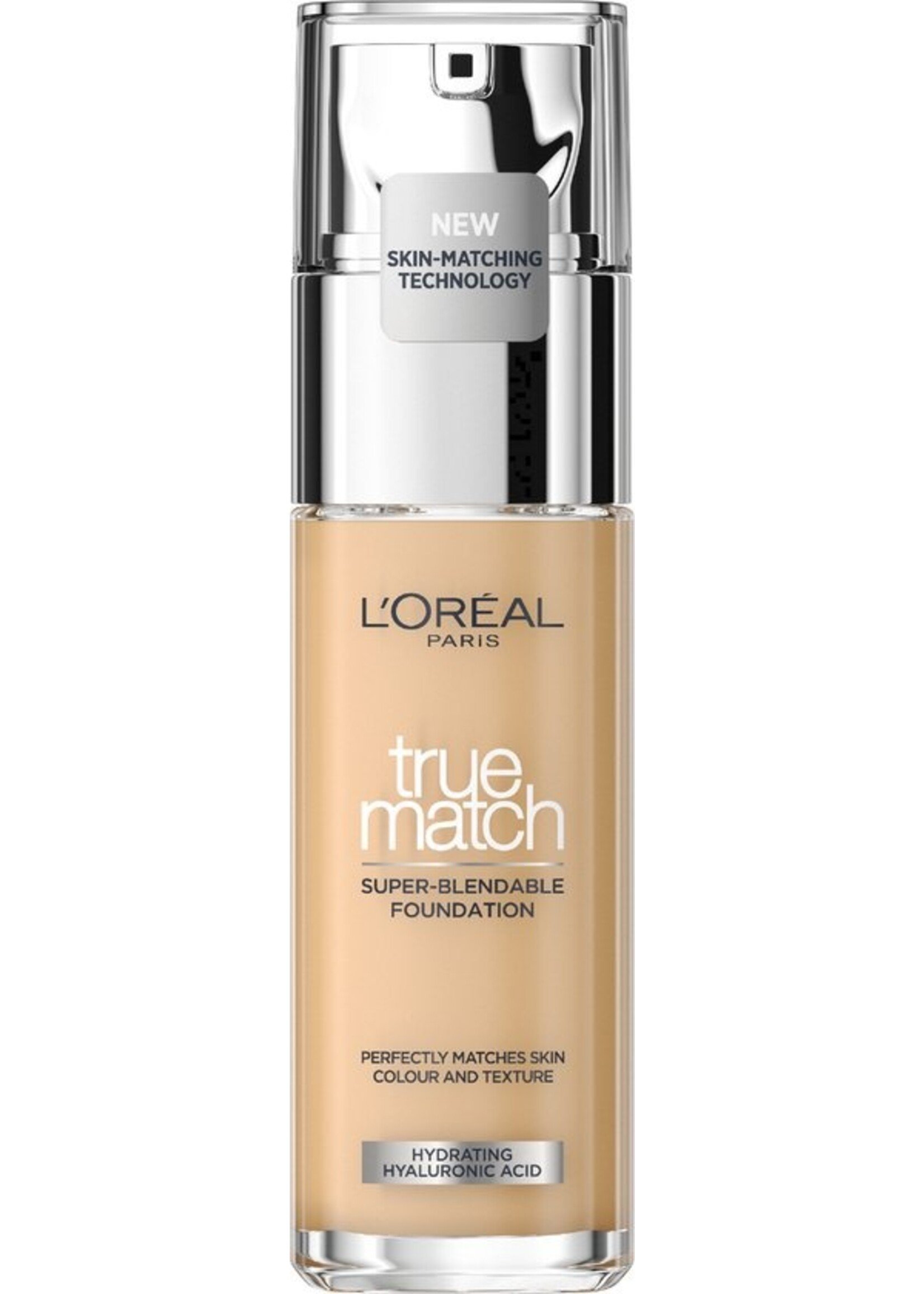 L'Oréal  L’Oréal Paris - True Match Foundation -  2.N - Natuurlijk Dekkende Foundation met Hyaluronzuur en SPF 16 - 30 ml