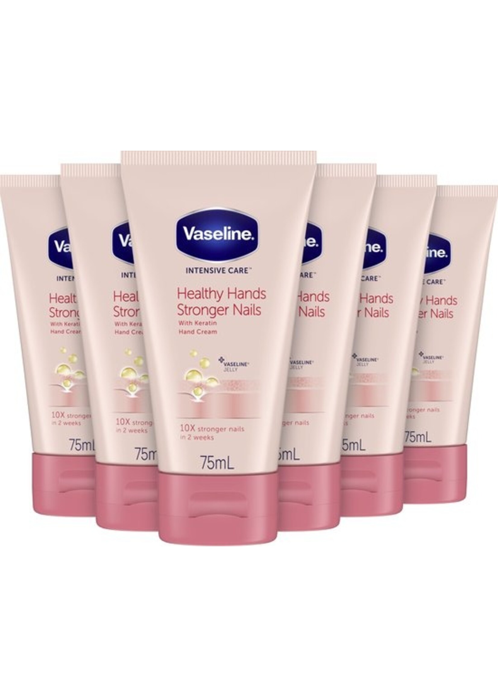 Vaseline Handcreme - 6 x 75 ml - Voordeelverpakking