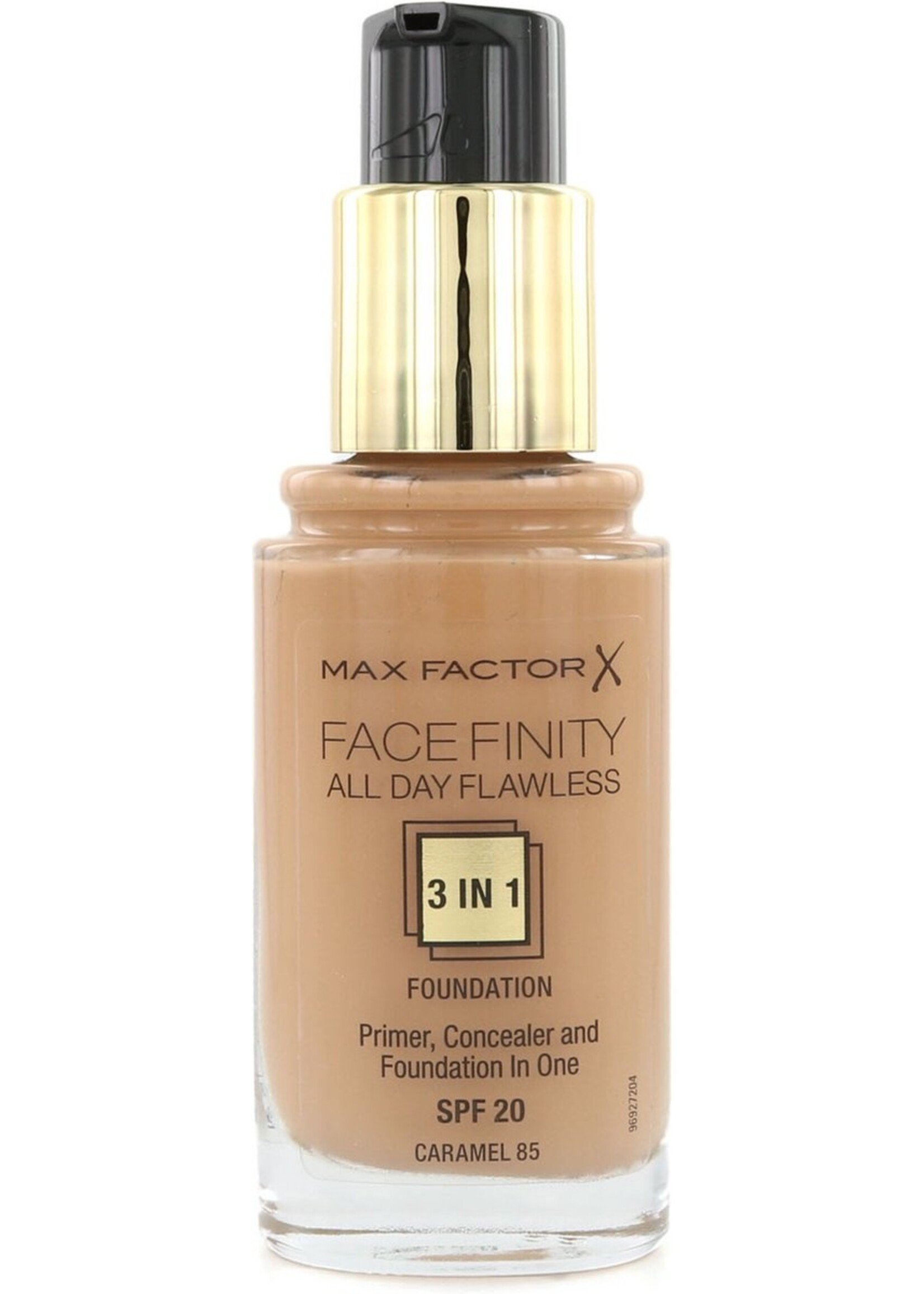 Max Factor Facefinity All Day Flawless 3-in-1 Liquid Foundation - 085 Caramel