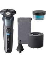 Philips Philips SHAVER Series 5000 S5586/66 Elektrisch scheerapparaat, SteelPrecision-mesjes, Wet & Dry, Reinigingsstation