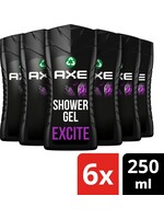 Axe Africa For Men - 6 x 250  ml - Douchegel - Voordeelverpakking