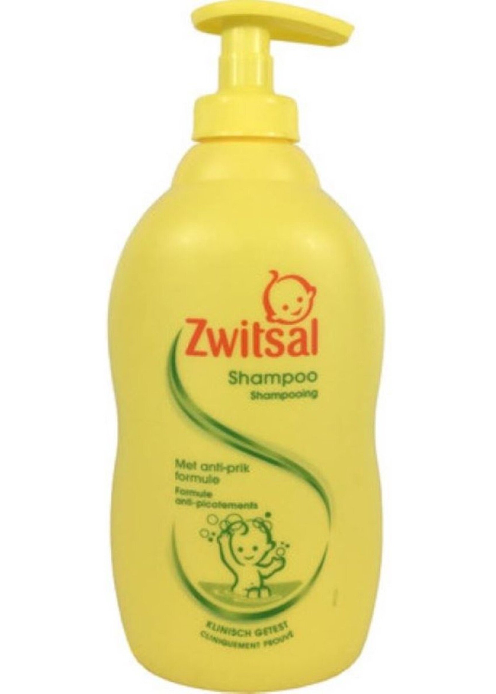 ZWITSAL Shampoo Milde Reiniging Voor Fijne Babyhaartjes & Hoofdhuid - Met Anti-Prik Formule - Met Pomp 400 ml