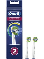 Oralb Braun Oral-B FlossAction - Met CleanMaximiser-technologie - Opzetborstels - 2 Stuks