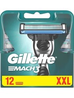 GILLETTE Gillette Mach 3 - Scheermesjes - 12 stuks - Voordeelverpakking