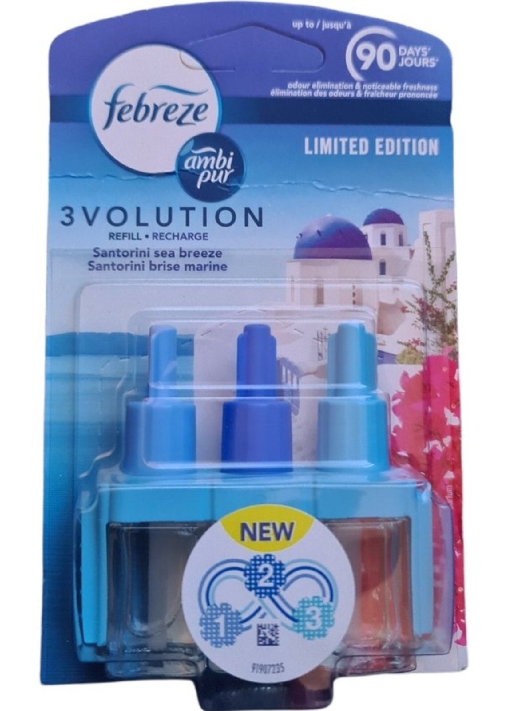 Ambi Pur 3 Volution Santorini Sea Breeze 20ml - Limited Edition