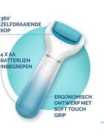 Scholl Velvet Smooth - Elektrische Eeltvijl - Blauw - 1 Stuk