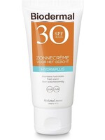 Biodermal Zonnebrand - Zonnebrandcreme gezicht - Hydraplus Face SPF30 50ml