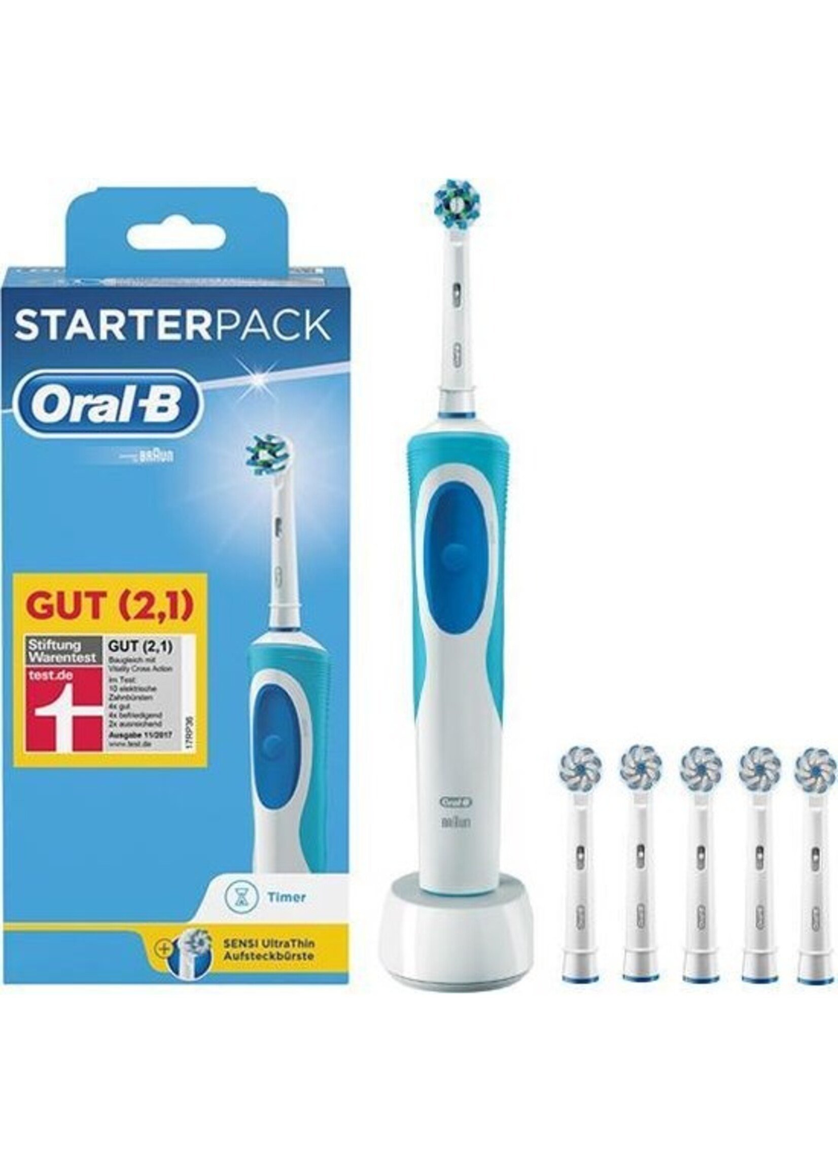 Oralb Braun Oral-B PRO Vitality Cross Action + 5 extra opzetborstels