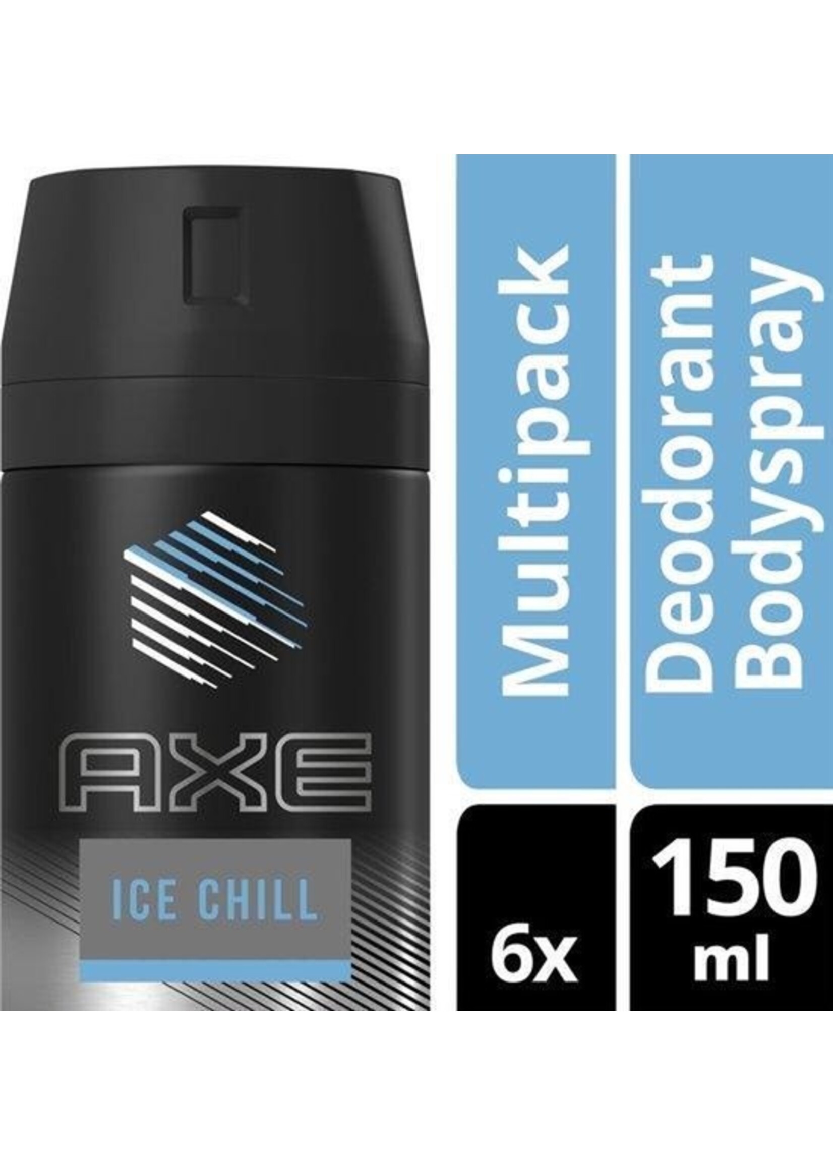 Axe Deospray – Ice Chill 150 ml - 6 stuks