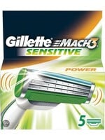 GILLETTE GILLETTE  scheermesjes Mach3 Sensitive 5ct  5-pack