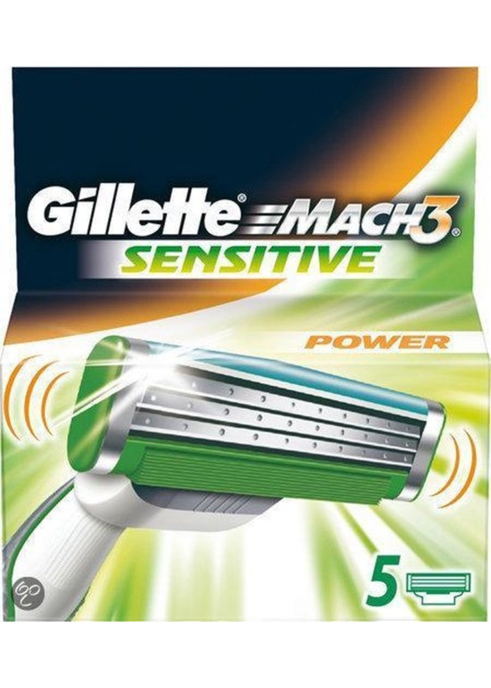 GILLETTE GILLETTE  scheermesjes Mach3 Sensitive 5ct  5-pack