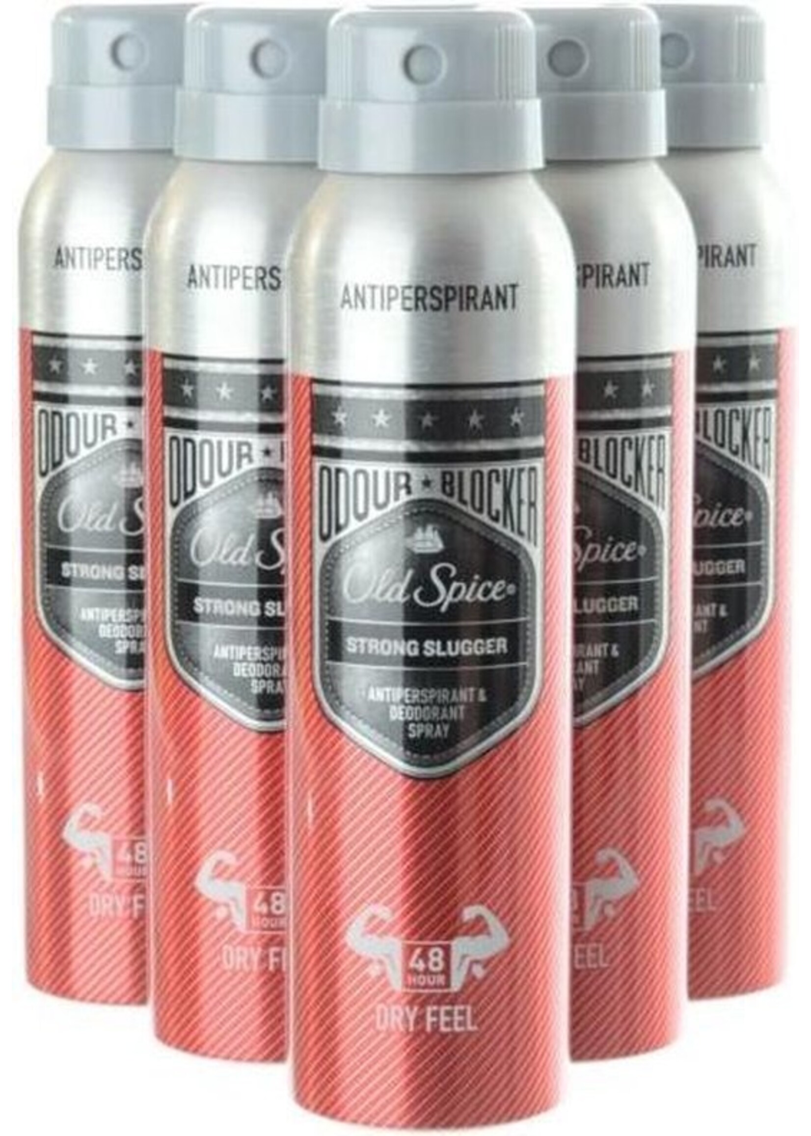 Old Spice Deodorant - Strong Slugger - 6 x 150 ml