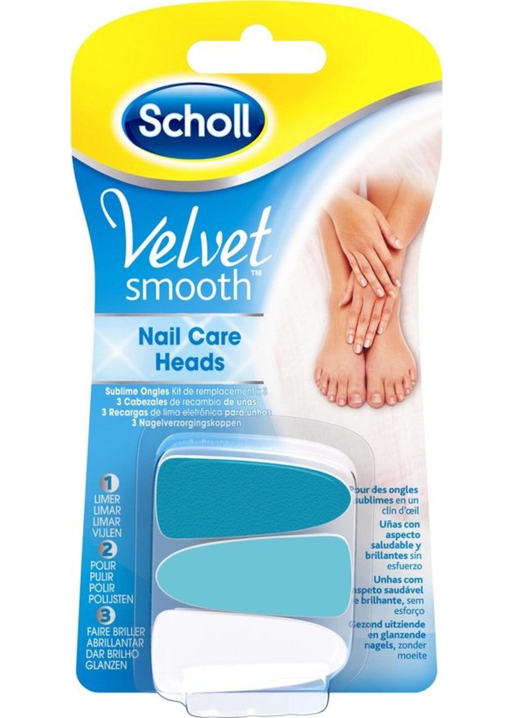 Scholl Velvet Smooth Elektrisch Nagelvijl Navullingen - 1 set
