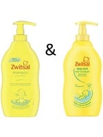 Zwitsal Anti-Prik Shampoo 400 ML & Zwitsal Slaap Zacht Eucalyptus Bad- & Wasgel 400 ML