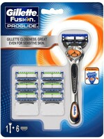 GILLETTE Gillette Fusion 5 ProGlide Manual FlexBall Scheermes + 6 extra scheermesjes