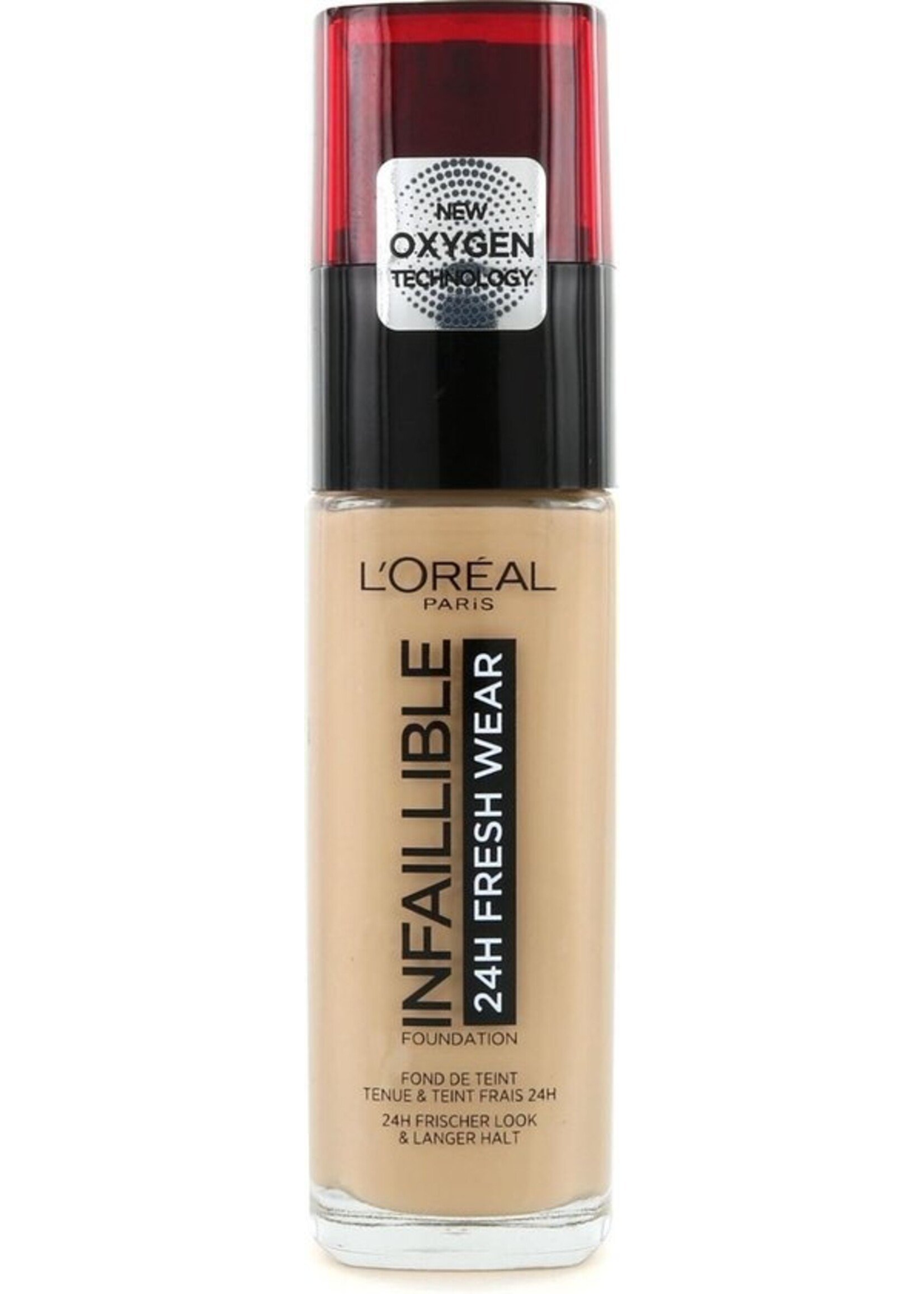 L'Oréal  L’Oréal Paris Make-Up Designer Infaillible 24HR Fresh Wear Foundation - 120 Vanille - Langhoudende Foundation met SPF 25 - 30 ml