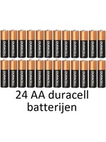 24 stuks AA Duracell alkaline batterijen