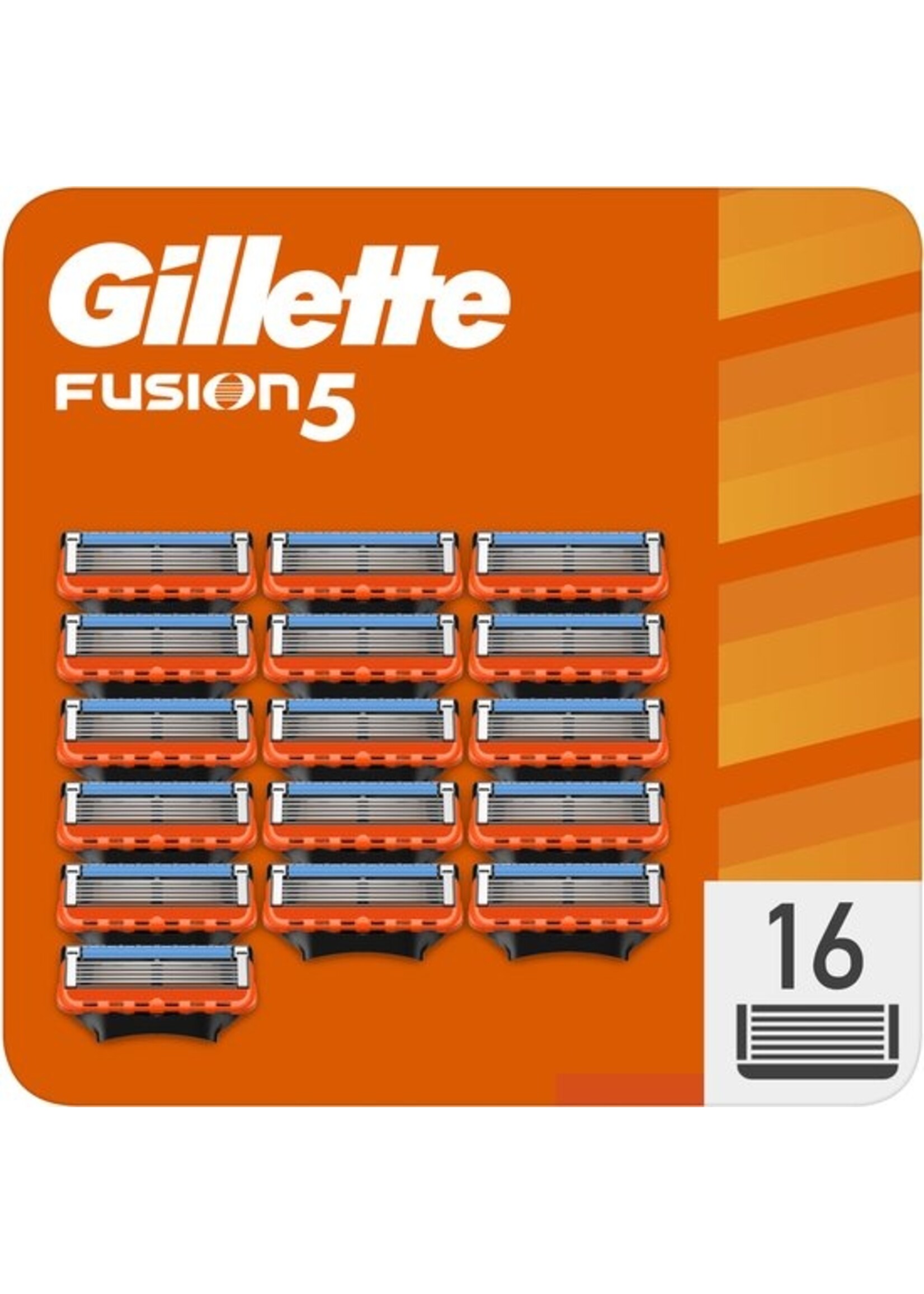 GILLETTE Gillette Fusion5 - Voor Mannen - 16 Scheermesjes