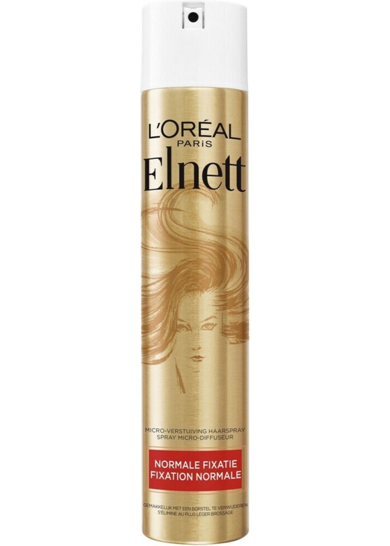 L'Oréal  L’Oréal Paris Elnett Satin Haarspray Normale Fixatie - 400ml