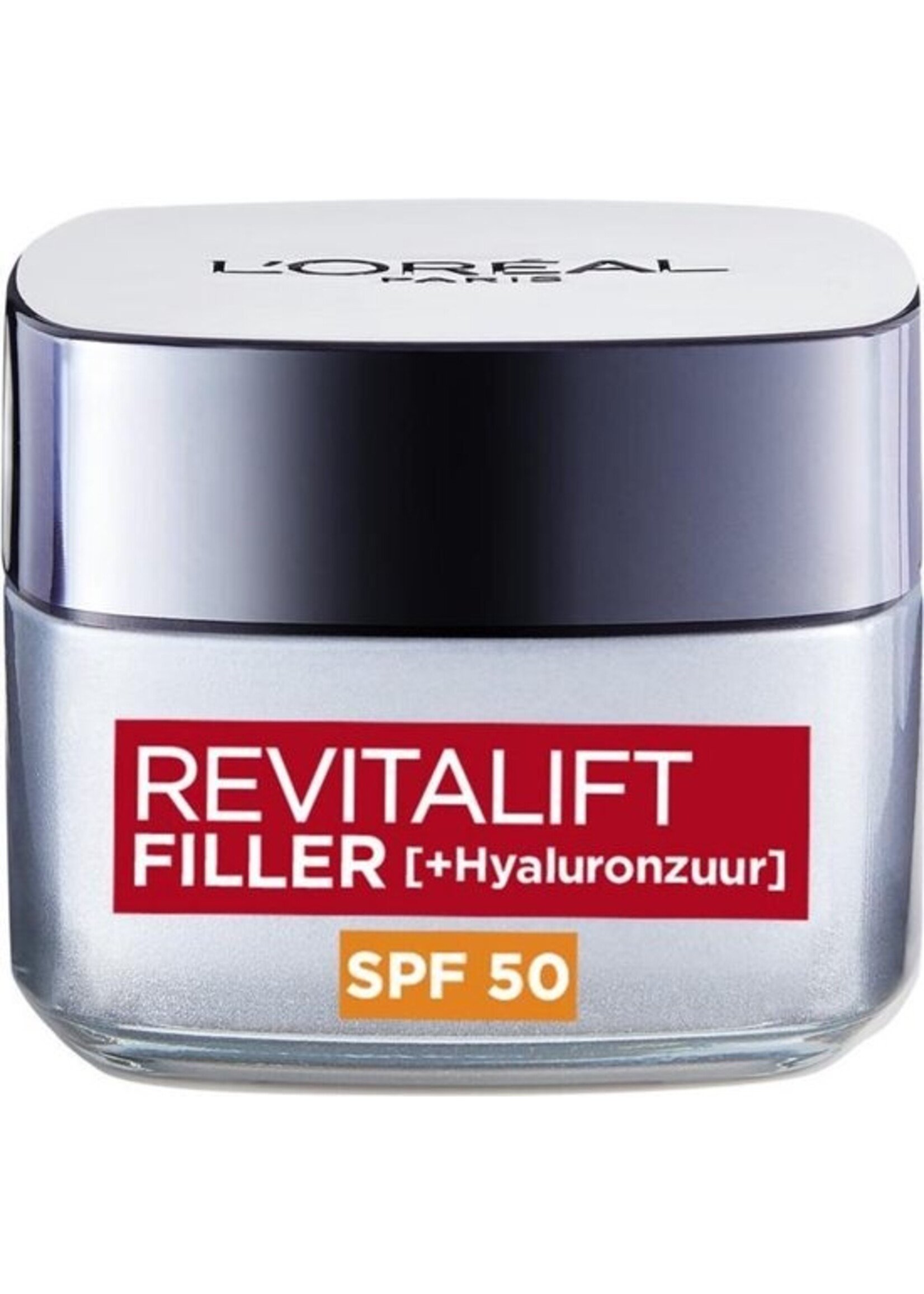 L'Oréal  L’Oréal Paris Revitalift Filler Anti-Aging Dagcrème SPF50 - 50ml - Gezichtsverzorging met hyaluronzuur