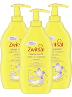 Zwitsal Slaap Zacht Bad- & Wasgel Lavendel - Voordeelverpakking 3 x 400 ml Pomp