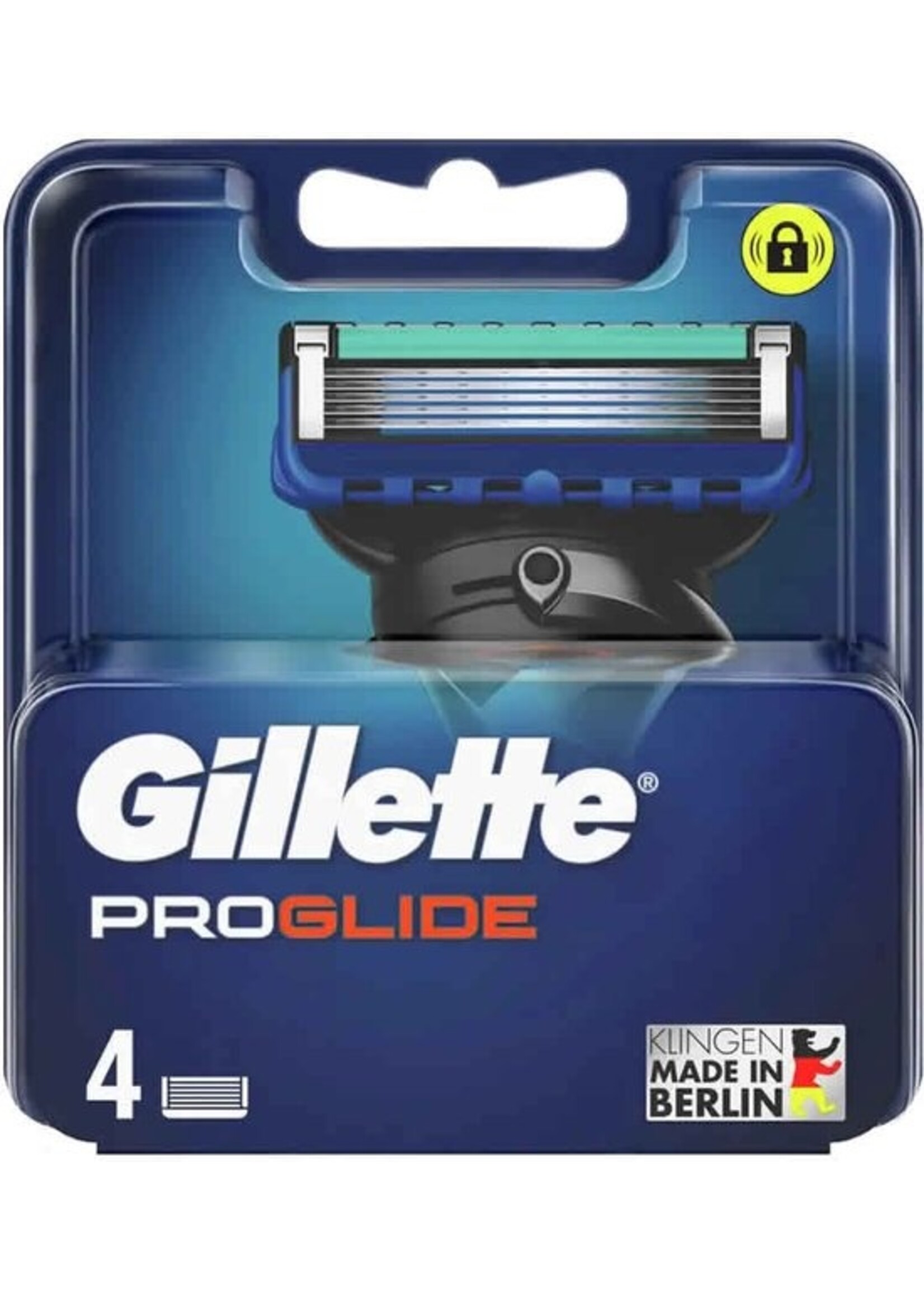 GILLETTE Gillette Fusion5 Proglide Scheermesjes voor Mannen - 4 Navulmesjes