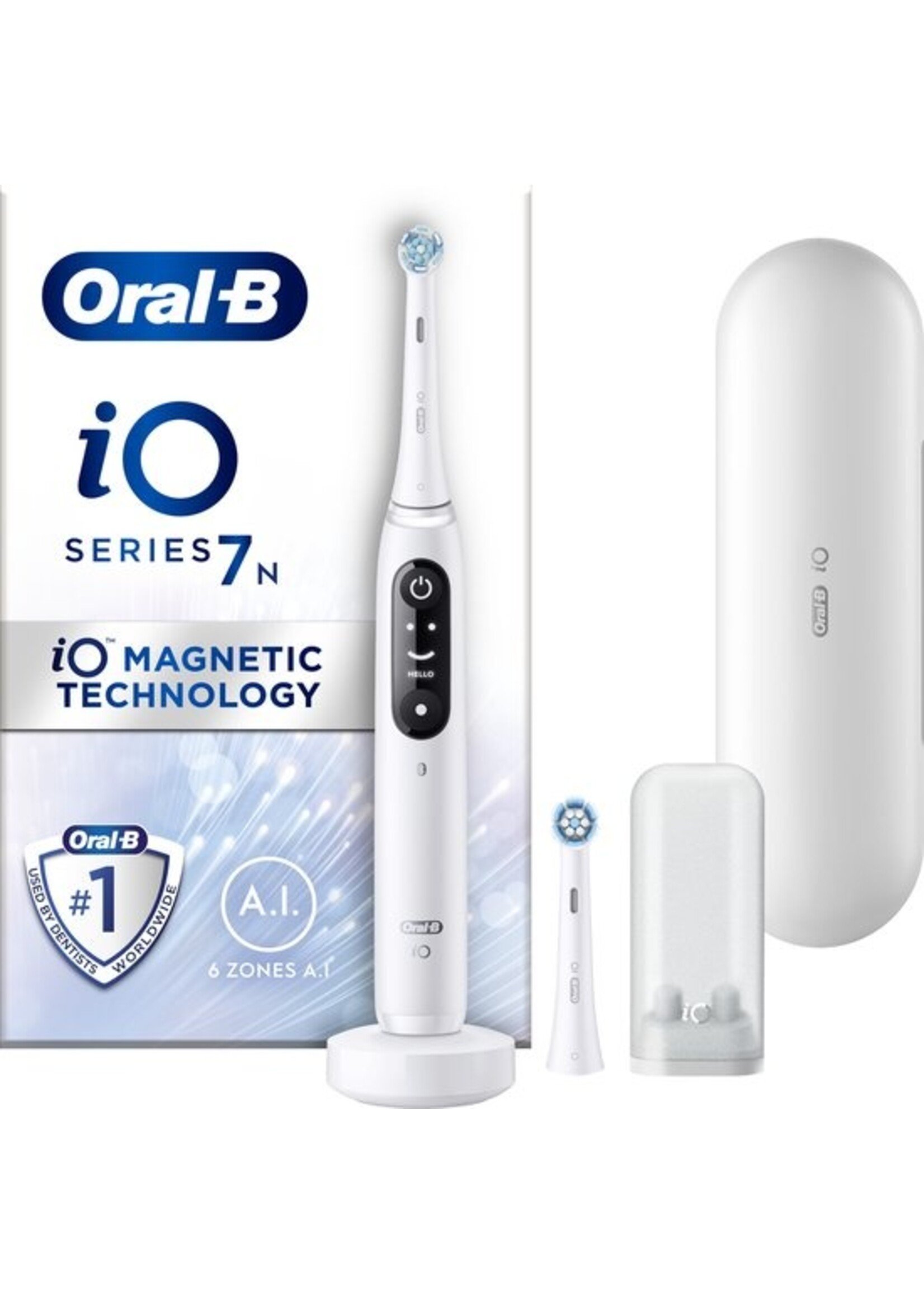 Oralb Braun Oral-B iO 7N - Elektrische Tandenborstel - Wit