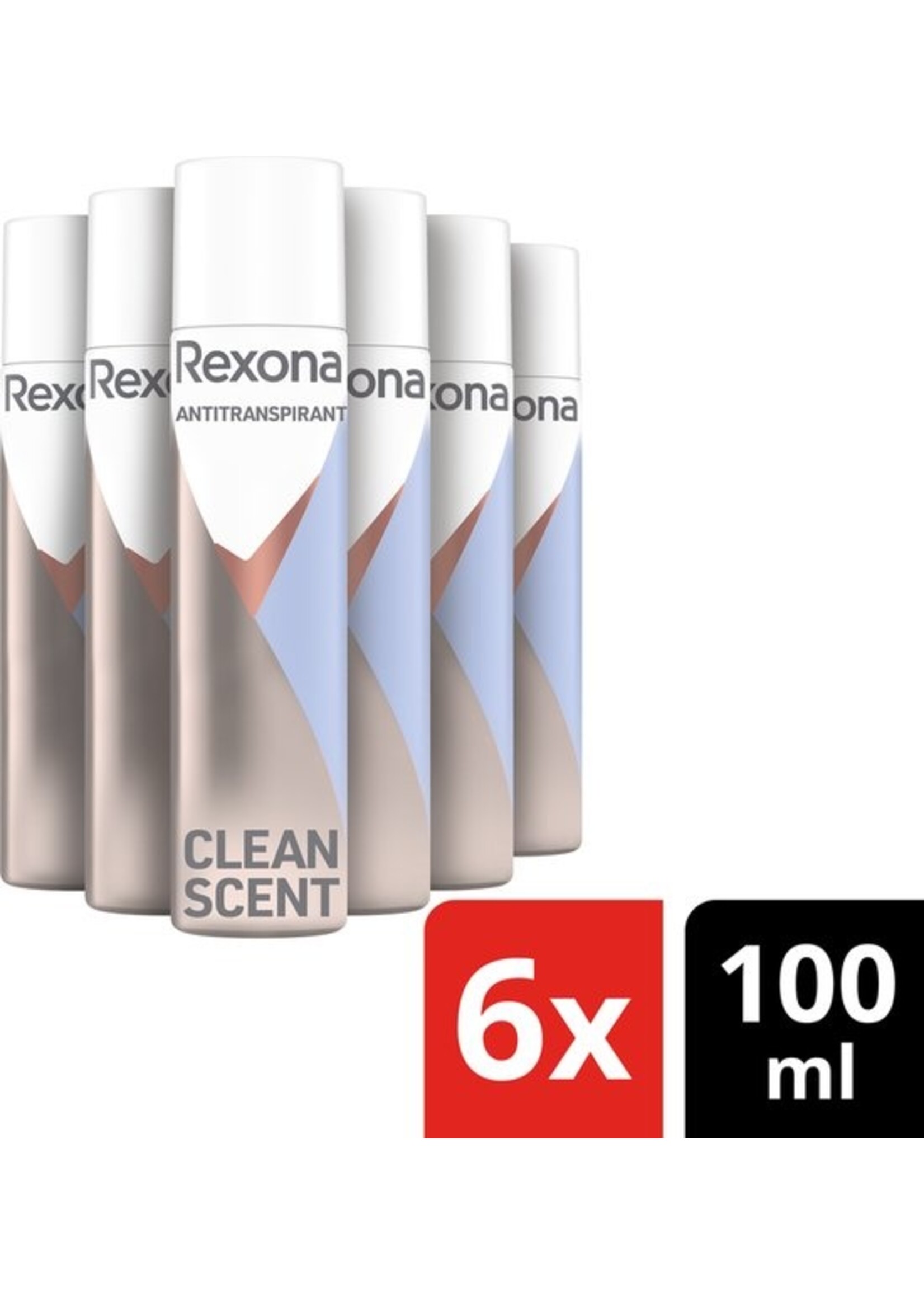 Rexona Deodorant Spray Women Clean Scent 100 ml