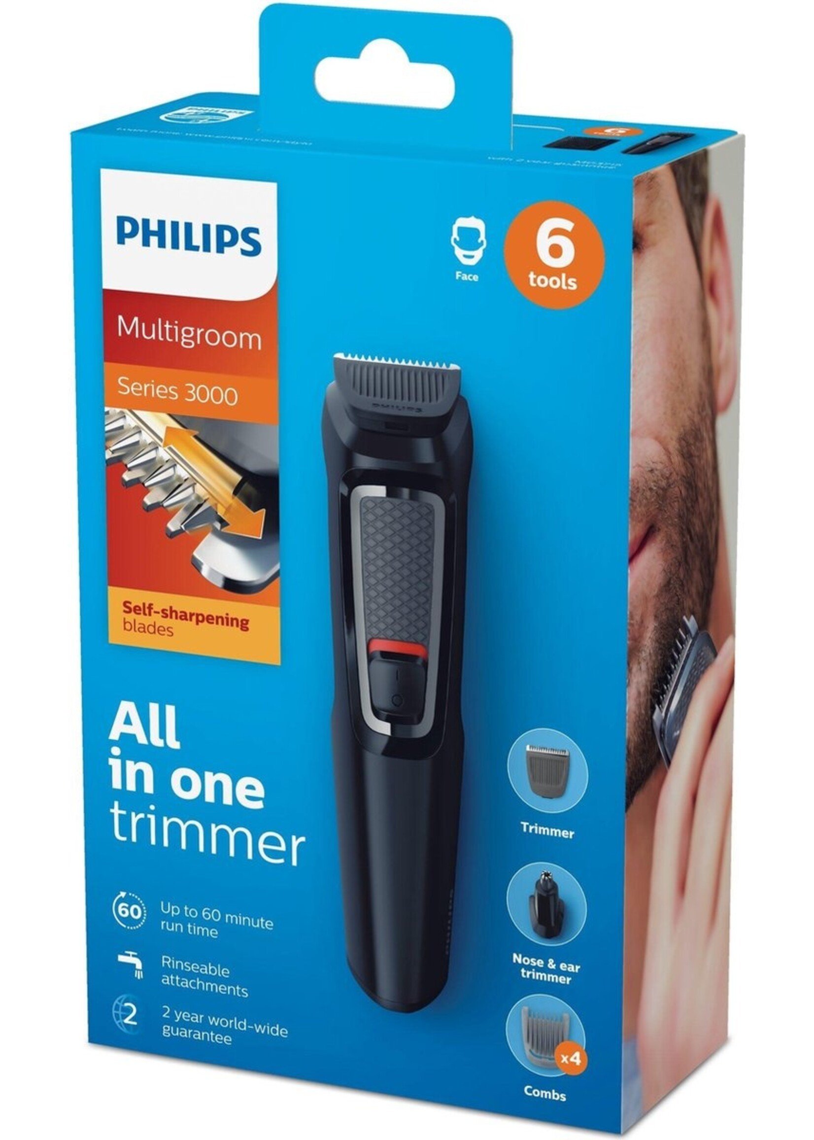 Philips Philips MULTIGROOM Series 3000 MG3715/14 tondeuse à cheveux Noir