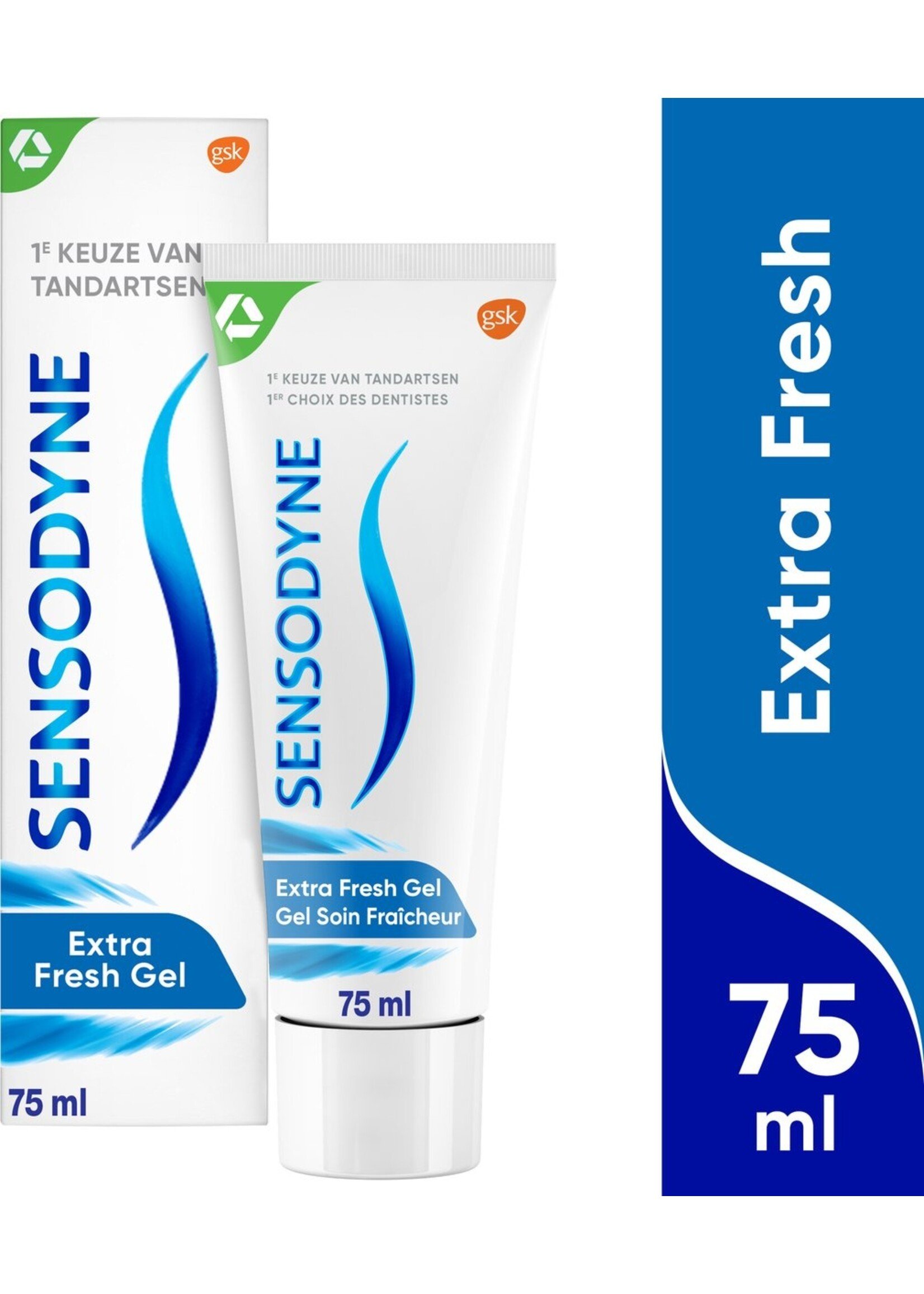 Sensodyne Sensodyne Extra Fresh Gel tandpasta voor gevoelige tanden 75 ml