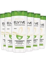 L'Oréal  L’Oréal Paris Elvive Multivitamine Shampoo - 6 x 250 ml - Voordeelverpakking