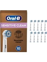 Oralb Braun Oral-B Sensitive Clean - met CleanMaximiser-technologie - Opzetborstels - 10 Stuks - Brievenbusverpakking