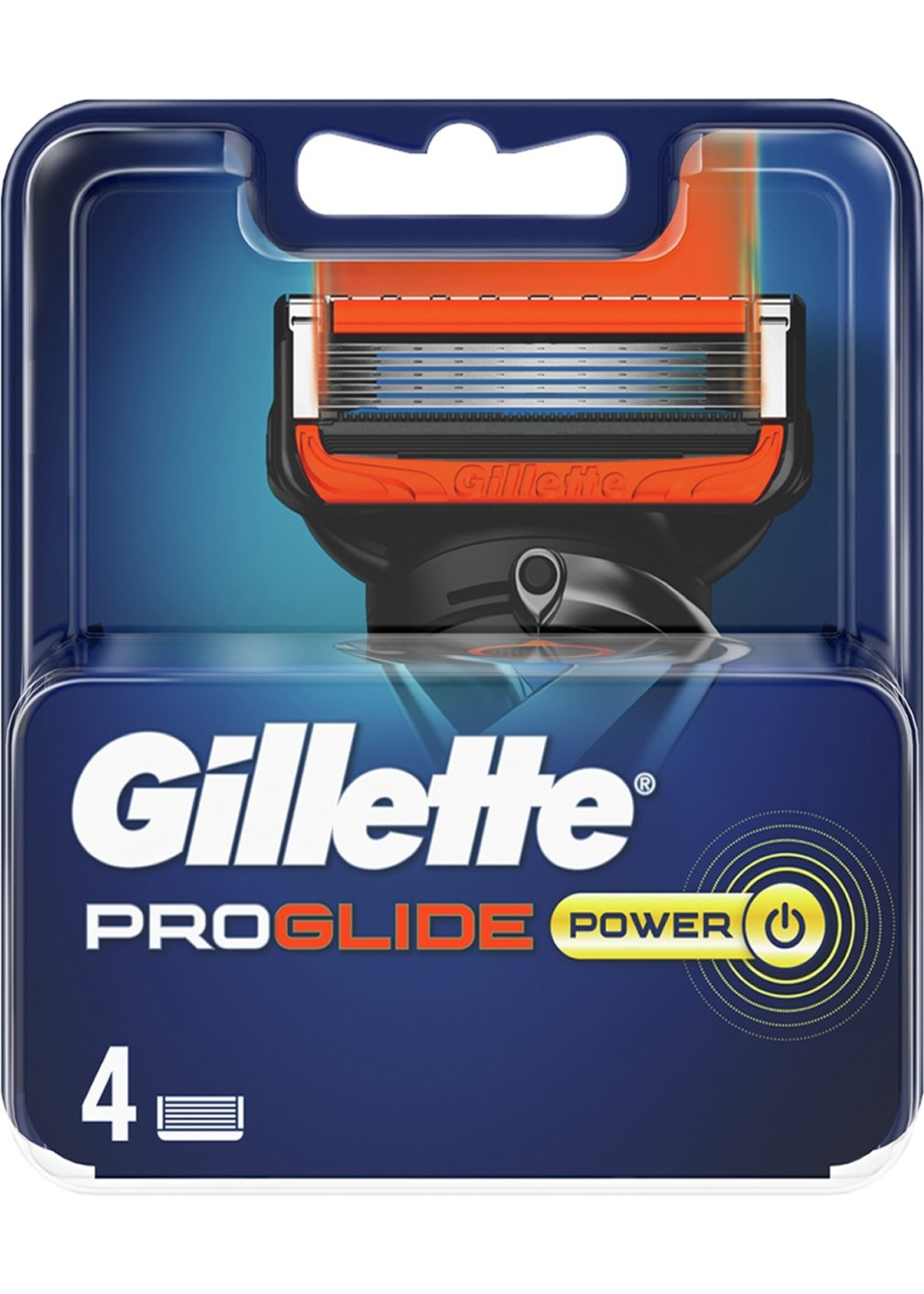 GILLETTE Gillette Fusion5 Proglide Power Scheermesjes voor Mannen - 4 navulmesjes