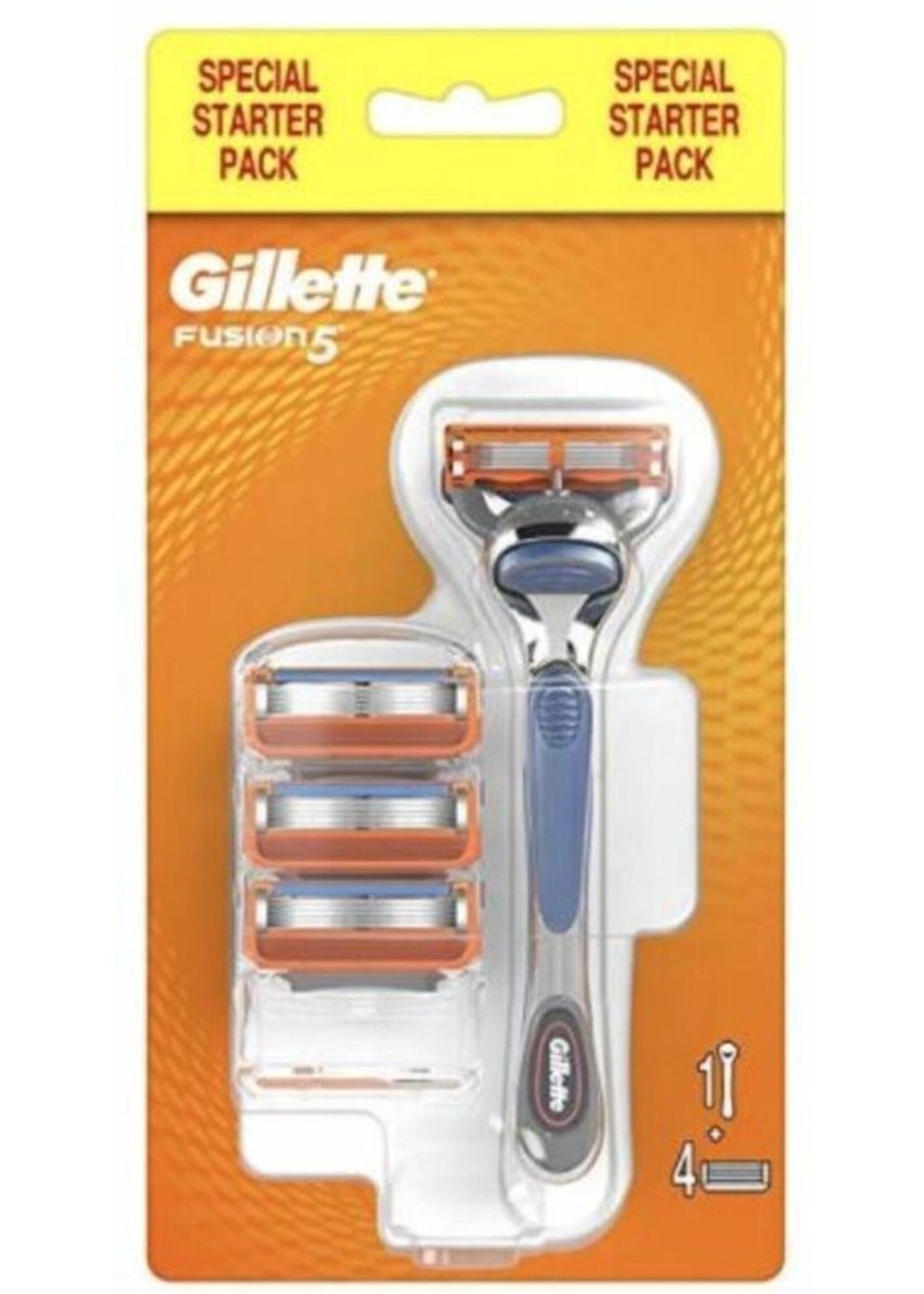 GILLETTE Gillette Fusion5 Scheersysteem + 3 Mesjes Voor Mannen