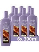 Andrélon Keratine Repair - 6 x 300 ml - Shampoo - Voordeelverpakking