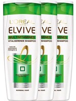 L'Oréal  L'Oréal Paris Elvive Multivitamines - 3 stuks Voordeelverpakking - 250 ml - Shampoo