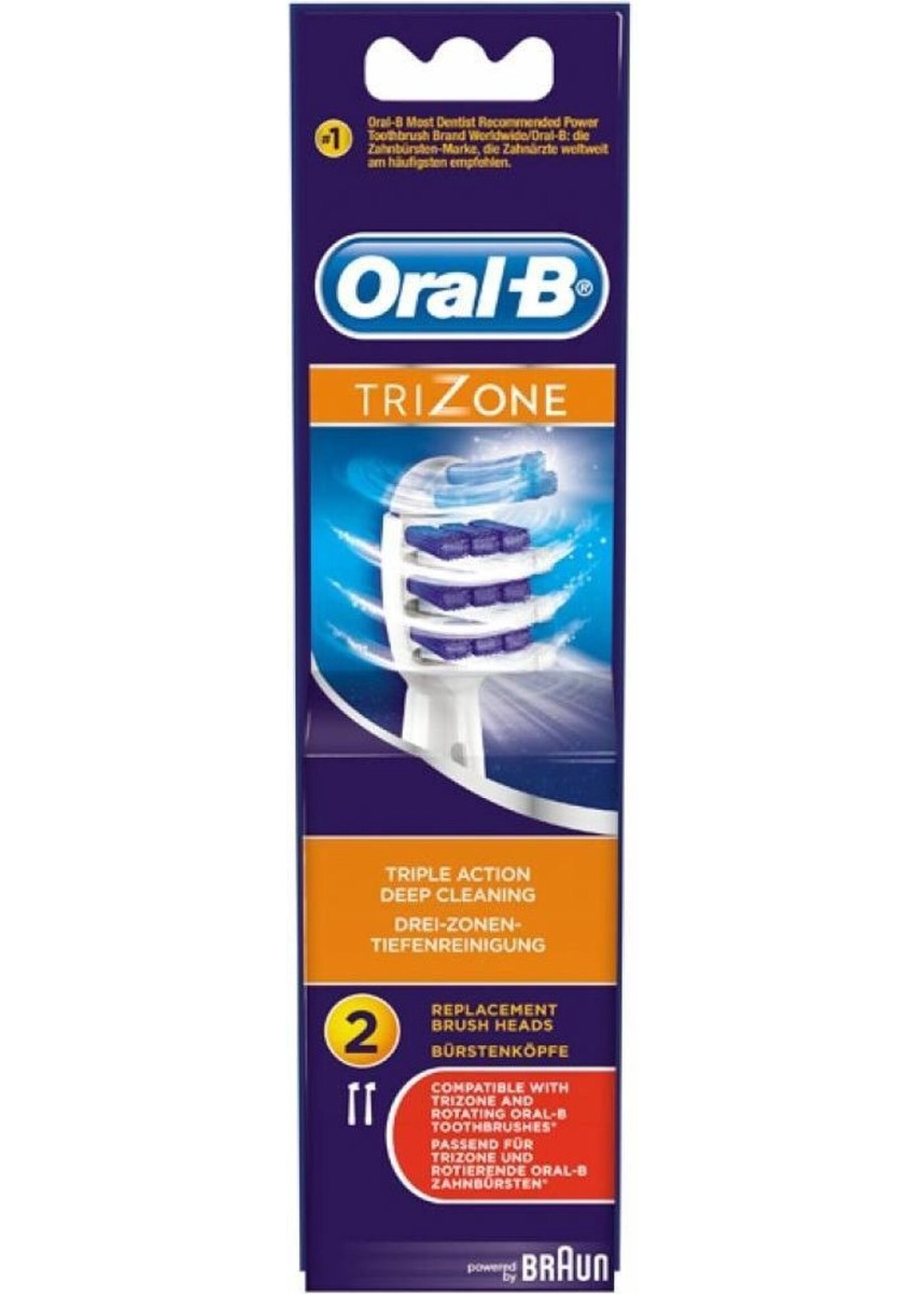 Oralb Braun Oral B Opzetborstels Trizone Voordeelverpakking 3x 4 stuks