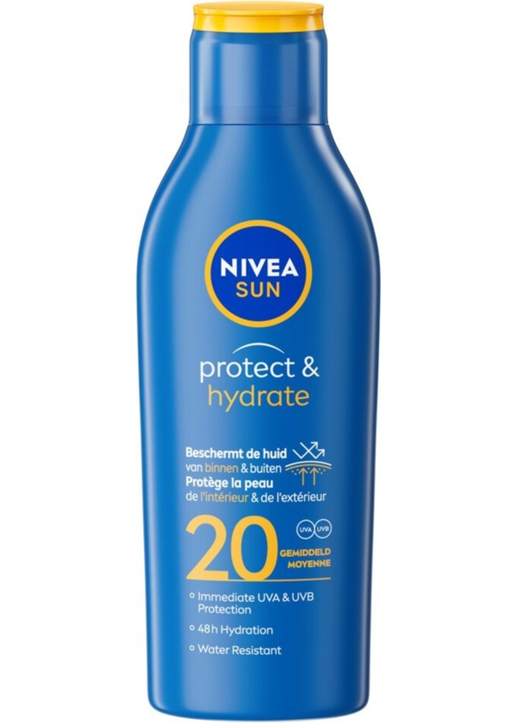 NIVEA SUN Protect & Hydrate Zonnemelk SPF 20 - 200 ml