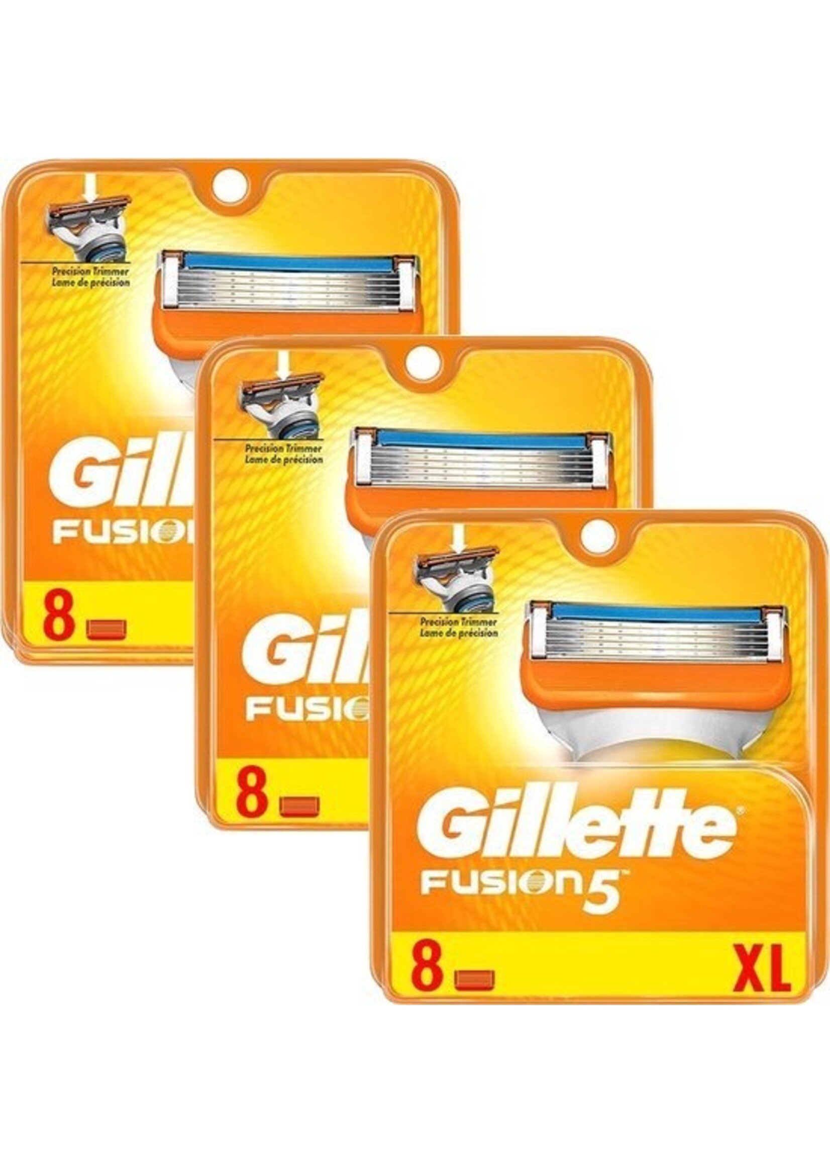 GILLETTE Gillette Fusion 5 Voordeelverpakking 24 stuks Scheermesjes