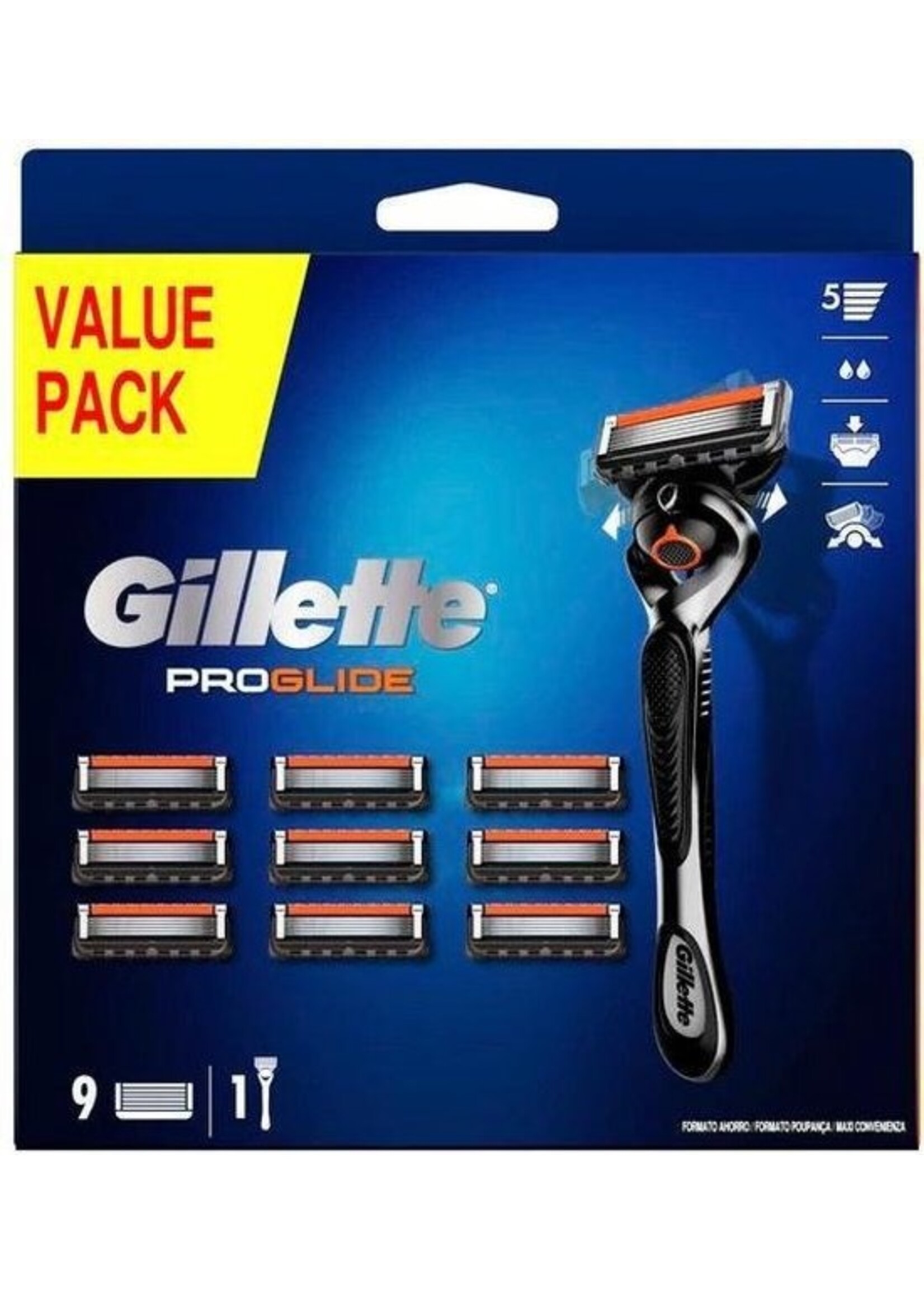 GILLETTE GILLETTE FUSION PROGLIDE SCHEERSYSTEEM MET NAVULMESJES