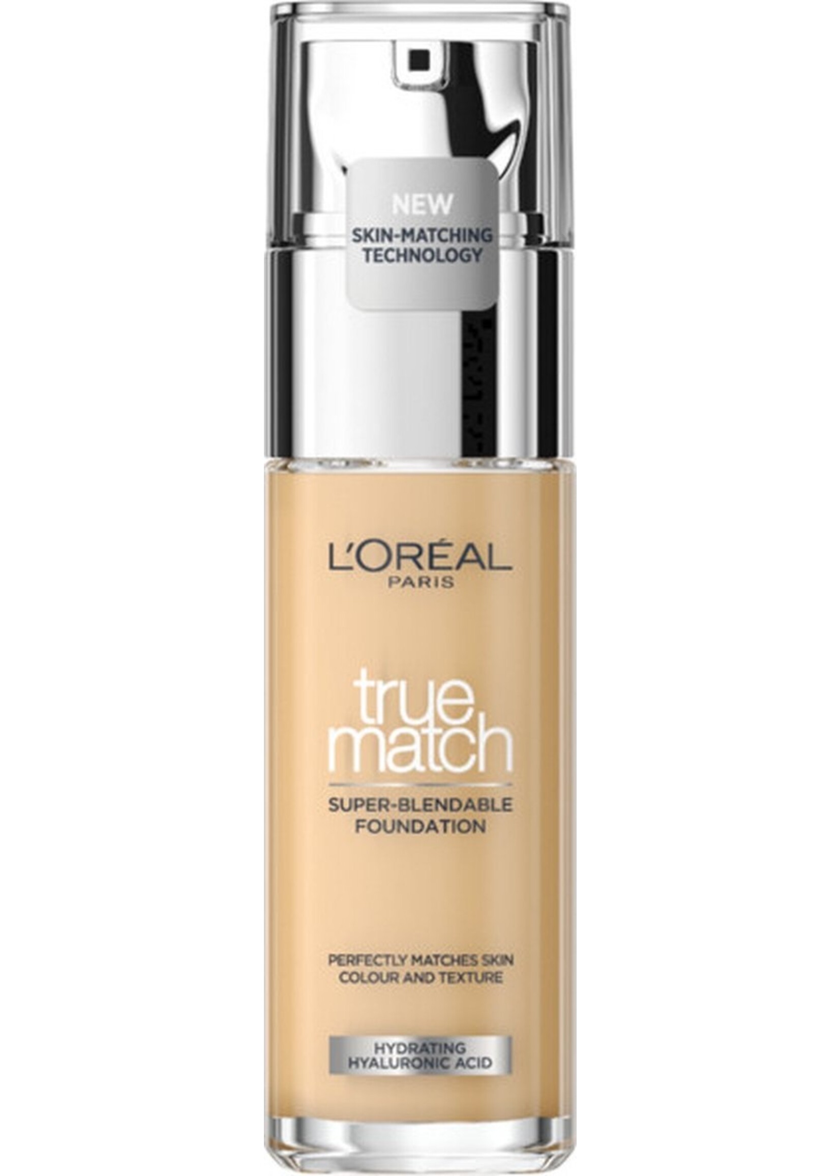 L'Oréal  L’Oréal Paris - True Match Foundation - 3.5N - Natuurlijk Dekkende Foundation met Hyaluronzuur en SPF 16 - 30 ml