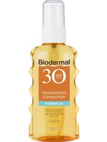 Biodermal zonnebrand - Hydraplus - Transparante zonnebrand spray SPF30 - 175ml