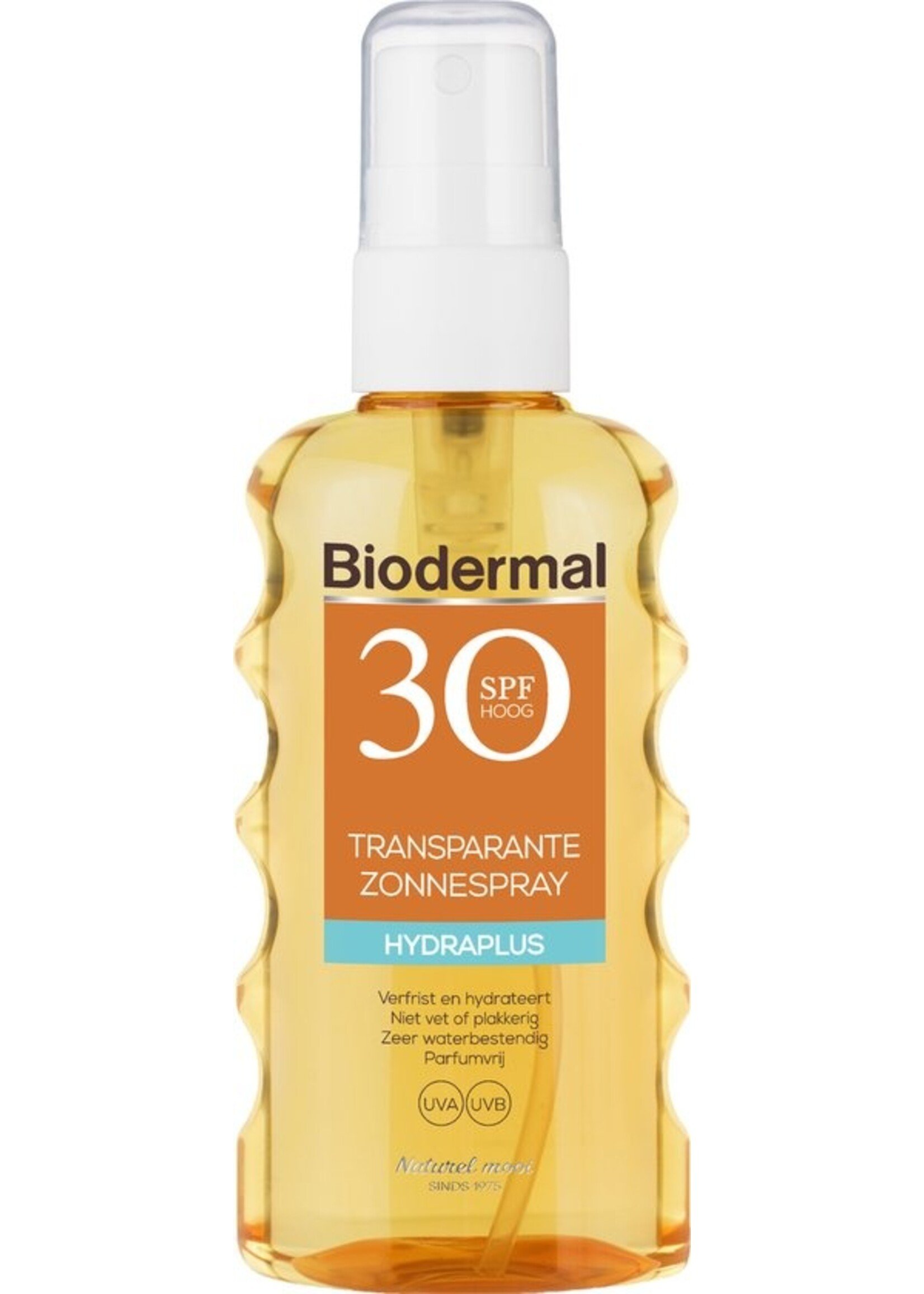 Biodermal zonnebrand - Hydraplus - Transparante zonnebrand spray SPF30 - 175ml