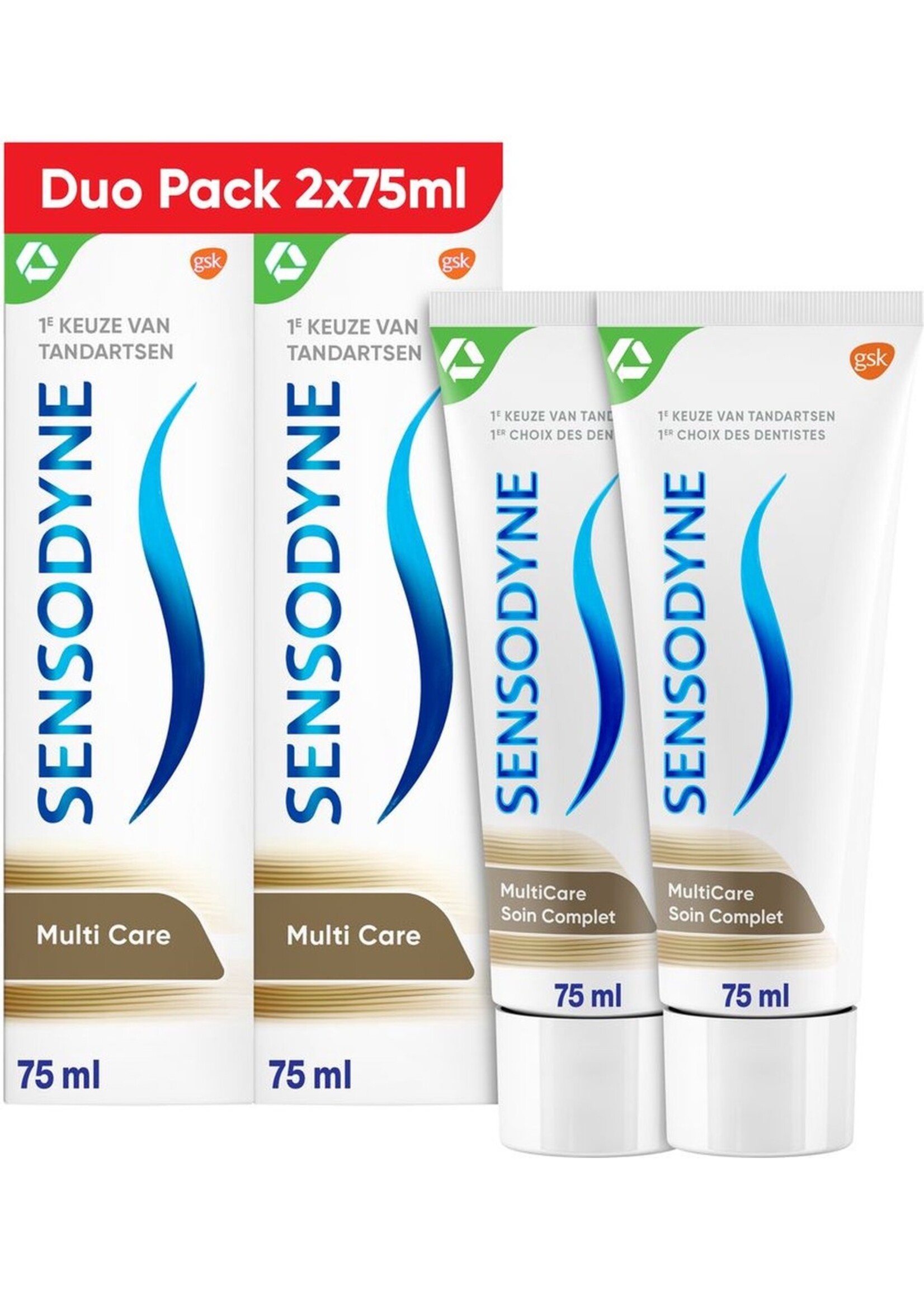 Sensodyne Sensodyne Tandpasta MultiCare 2 x 75 ml