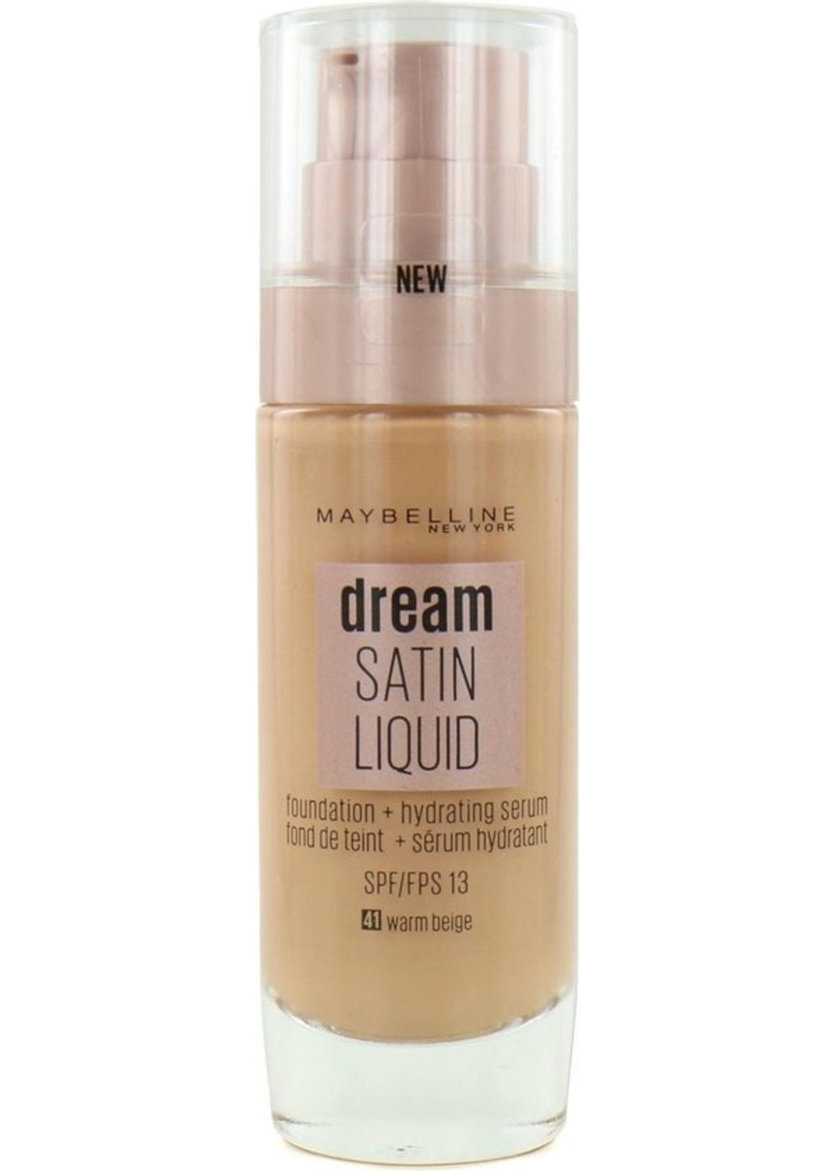 Maybelline Dream Satin Liquid Foundation - 41 Warm Beige