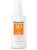 Biodermal Zonnebrand spray voor de gevoelige huid SPF 30 - 175ml - Zonnespray