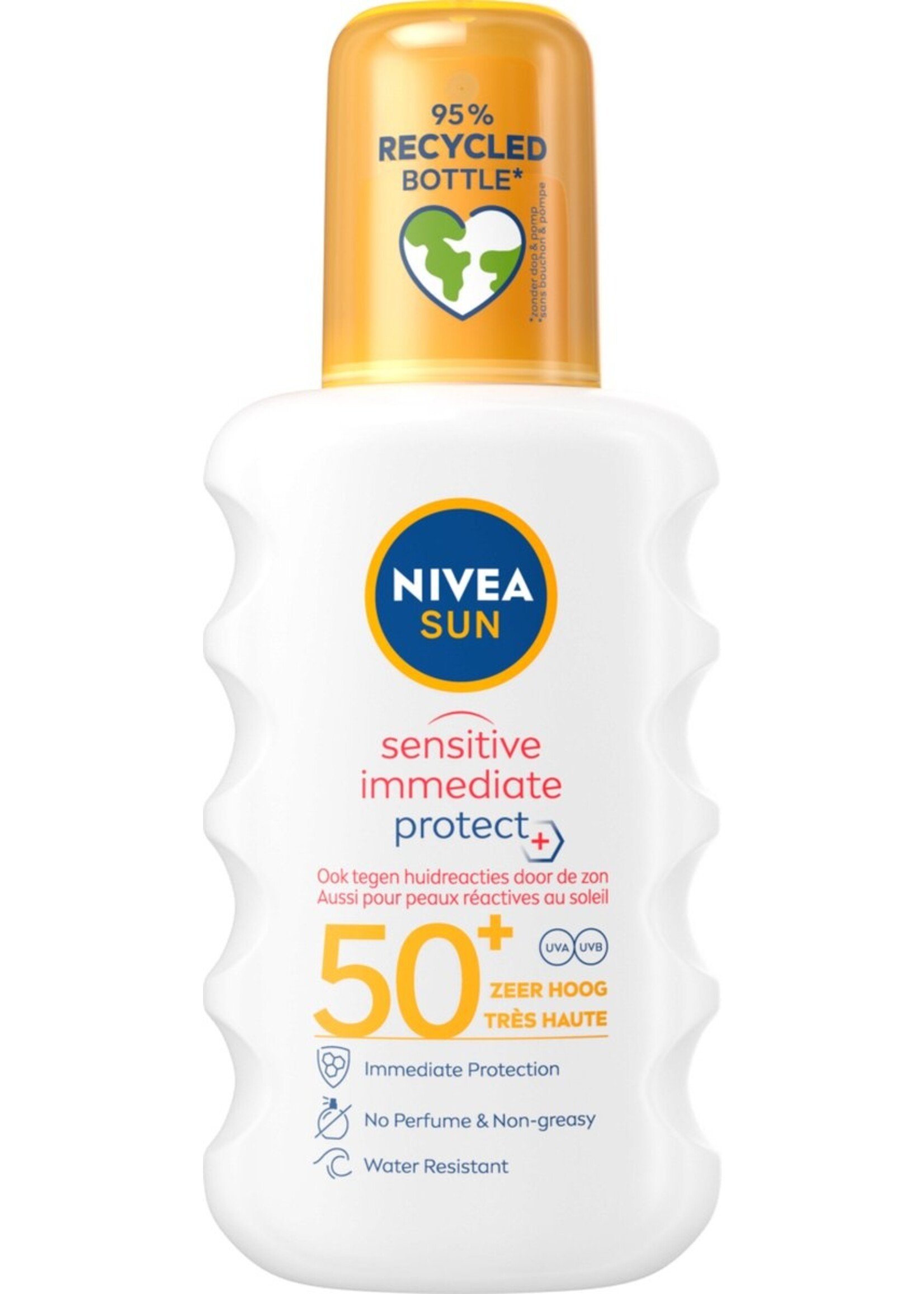 NIVEA SUN Sensitive Immediate Protect Zonnespray SPF 50+ - 200 ml