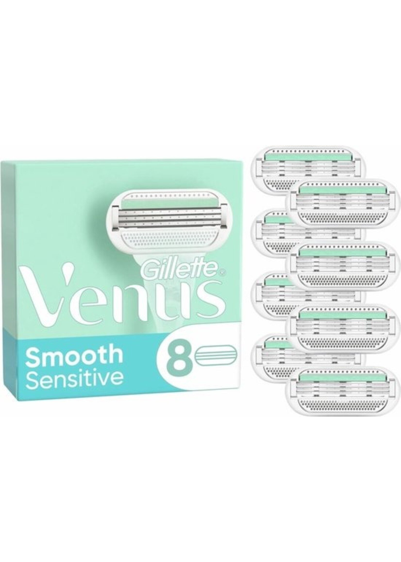 GILLETTE Gillette Venus Scheermesjes Smooth Sensitive - 8 Stuks