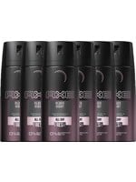 Axe - Deodorant Spray - Black Night - Deodorant - 6x 150 ml - Voordeelverpakking