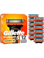 GILLETTE Gillette Fusion5 Power Scheermesjes Voor Mannen - 12 Navulmesjes